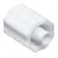 Cole-Parmer® Cleanroom Male Luer Lock Plug and Nut Assemblies, Straight Adapter, White Nylon