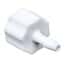 Cole-Parmer® Cleanroom Male Luer to Hose Barb Fittings, Straight Adapter, White Nylon