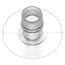 Cole-Parmer® Cleanroom Port Disk Hose Barb Fittings, Flat Plate, Engage™ 8402
