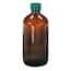 Cole-Parmer® Economy Pre-Cleaned Narrow-Mouth Bottles, Amber Glass
