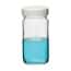 Cole-Parmer® Graduated Round Bottles, Clear Glass