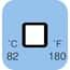 Cole-Parmer® Irreversible High-Temperature 1-Point Square Labels / Indicators