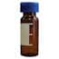Cole-Parmer®  LCGC Certified 2-mL Short Thread Screw Top Glass Vials with Caps