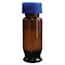 Cole-Parmer®  LCGC Certified High-Recovery Short Thread Screw Top Glass Vials with Caps
