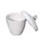 Cole-Parmer® Low-Form Crucibles with Covers, Porcelain