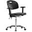 Cole-Parmer® Polyurethane Cleanroom Ergonomic Chairs with Chrome Base