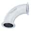 Cole-Parmer® Sanitary Clamp Fittings, 90° Elbow Union, 316 Stainless Steel
