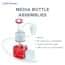 Cole-Parmer® Sterile Media Bottle Assemblies, Vented with Tubing, PETG