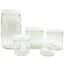 Cole-Parmer® Straight-Sided Round Jars, Clear Glass
