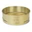 Cole-Parmer® Testing Sieves, 12" dia, Brass Frame/Brass Wire