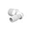 Cole-Parmer® Threaded to Hose Barb Fitting, 90° Elbow, HDPE