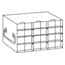 Cole-Parmer® Upright Freezer Racks for 0.2 mL Tube 96-Well PCR Boxes