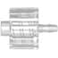 Cole-Parmer® VapLock™ Luer Adapters, Polypropylene