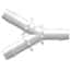 Cole-Parmer® VapLock™ Union Fittings, Hose Barb, Y-Connector