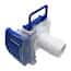 CPC® Colder AseptiQuik® W High-Flow Large-Bore Genderless Quick-Disconnect Hose Barb Adapters, Polycarbonate