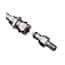 CPC® (Colder) LCD Quick-Disconnect Fittings, Threaded Body & Insert, Valved, Chrome-Plated Brass