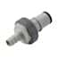 CPC® (Colder) NS4D Quick-Disconnect Fittings, Hose Barb Body & Insert, Valved, Polypropylene