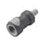 CPC® (Colder) NS6 Quick-Disconnect Fittings, Hose Barb Body & Insert, Valved, Polypropylene