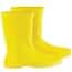 Yellow Latex Boot Covers with Textured Soles