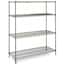 ICI Quick Ship Stationary Gray Wire Shelving Systems