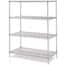 ICI Quick Ship Stationary Gray Wire Shelving Systems