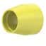 Idex® Flangeless Ferrules, 1/4-28 Flat-Bottom Connection for 1/8" OD Tubing, ETFE