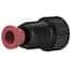 Idex® Flangeless Large Knurl Fitting Assemblies, 1/2-20 Flat-Bottom Connection