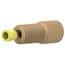 Idex® Flangeless Standard Knurl Fitting Assemblies, 5/16-24 Flat-Bottom Connection