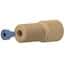 Idex® Flangeless Standard Knurl Fitting Assemblies, 5/16-24 Flat-Bottom Connection