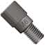 Idex® Flangeless Standard Knurl Male Nuts, M6 Flat-Bottom Connection for 1/16" OD Tubing
