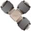 Idex® High-Pressure Tees and Crosses with 5/16-24 Coned Configuration