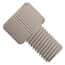 Idex® Short Head Male Nuts, 1/4-28 Flat-Bottom Connection for 1/8" OD Tubing