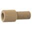 Idex® Super Flangeless™ Nuts, 1/4-28 Flat Bottom for 1/32" or 1/16" OD Tubing