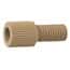 Idex® Super Flangeless™ Nuts, 1/4-28 Flat Bottom for 1/8" OD Tubing