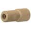 Idex® Super Flangeless™ Nuts, 5/16-24 Flat Bottom