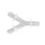 Saint-Gobain Pure-Fit® SIB® Hose Barb Fittings, Y Union, Polypropylene